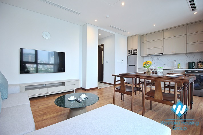 Brand new and high floor 2 beds apartment for rent in Tu Hoa st, Tay Ho